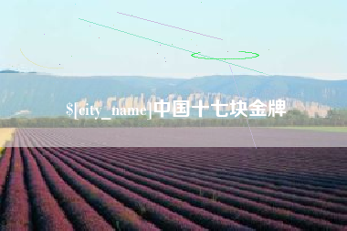 湘阴中国十七块金牌