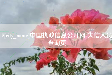 湘阴中国执政信息公开网-失信人员查询页