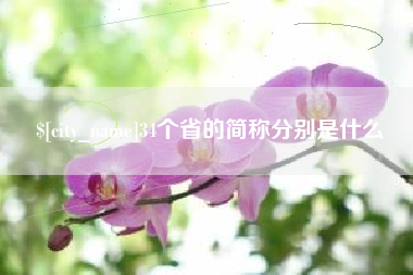 湘阴34个省的简称分别是什么