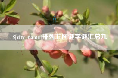 湘阴排列五图谜字谜汇总九