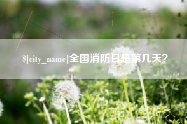 湘阴全国消防日是第几天？