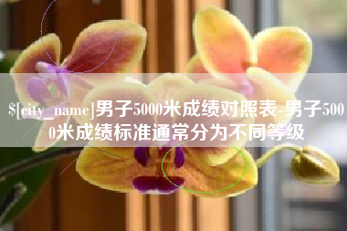 湘阴男子5000米成绩对照表-男子5000米成绩标准通常分为不同等级