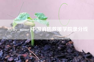 湘阴中国消防救援学院录分线