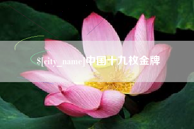 湘阴中国十九枚金牌
