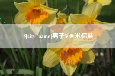 湘阴男子5000米标准