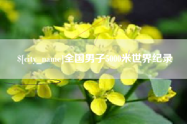湘阴全国男子5000米世界纪录