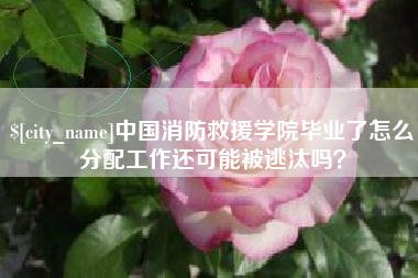 湘阴中国消防救援学院毕业了怎么分配工作还可能被逃汰吗？
