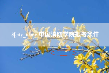 湘阴中国消防学院报考条件