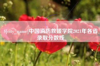 湘阴中国消防救援学院2021年各省录取分数线