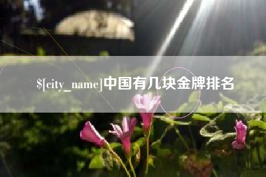 湘阴中国有几块金牌排名