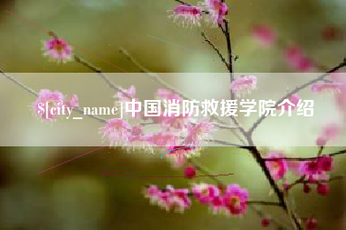 湘阴中国消防救援学院介绍