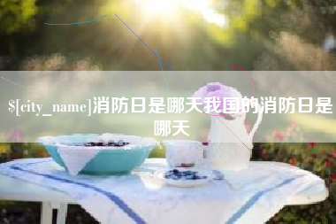 湘阴消防日是哪天我国的消防日是哪天