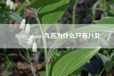 湘阴九宫为什么只有八卦