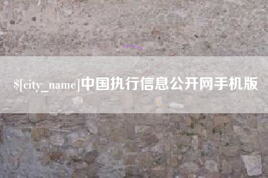湘阴中国执行信息公开网手机版