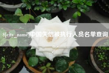 湘阴中国失信被执行人员名单查询