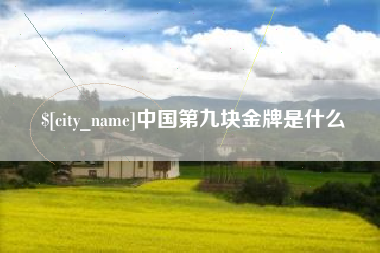 湘阴中国第九块金牌是什么