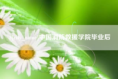 湘阴中国消防救援学院毕业后