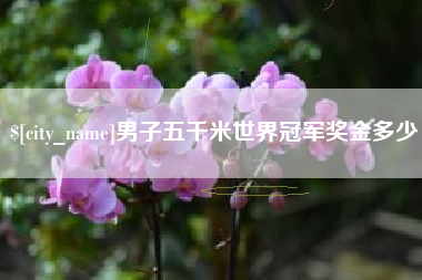 湘阴男子五千米世界冠军奖金多少
