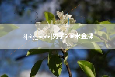 湘阴男子5000米金牌