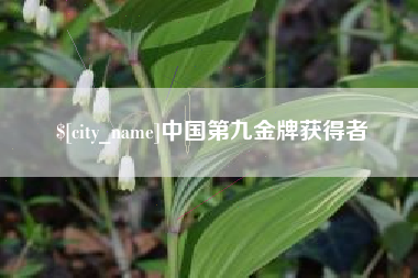 湘阴中国第九金牌获得者