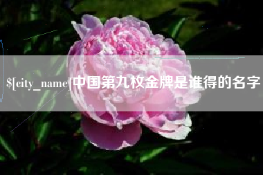 湘阴中国第九枚金牌是谁得的名字