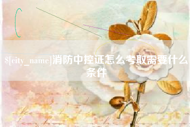 湘阴消防中控证怎么考取需要什么条件