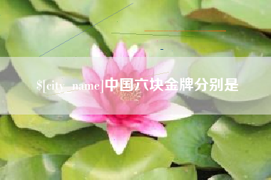 湘阴中国六块金牌分别是
