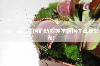 湘阴中国消防救援学院招生章程公布!